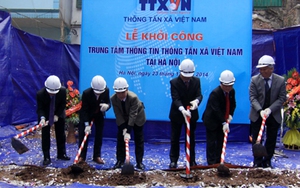Khởi công Trung tâm Thông tin Thông tấn xã Việt Nam tại Hà Nội